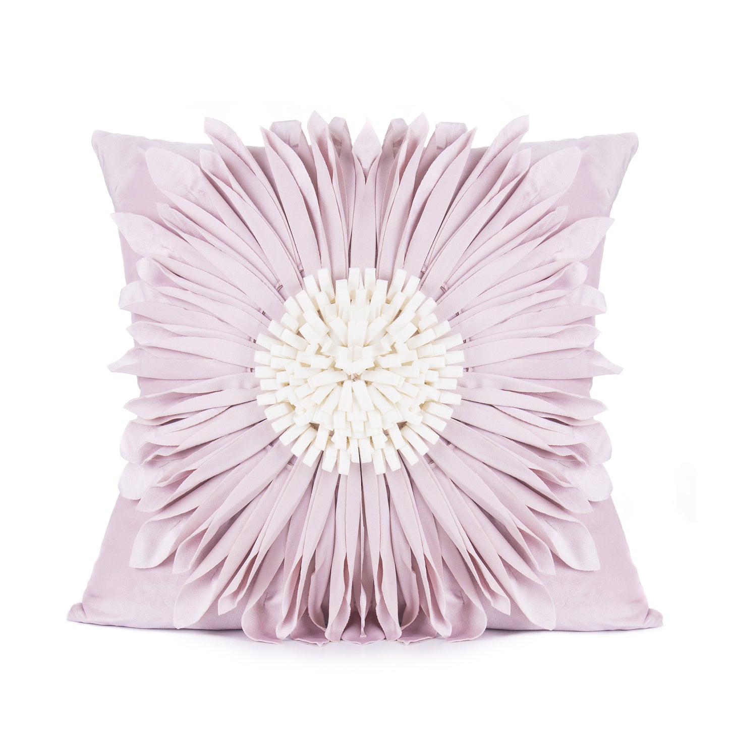 3D Chrysanthemum Velvet – Cuscino in Velluto con Cuciture a Fiore 3D