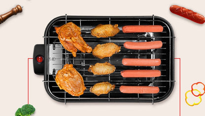 Korean BBQ Master – Forno Elettrico Quadrato senza Fumo con Controllo della Temperatura