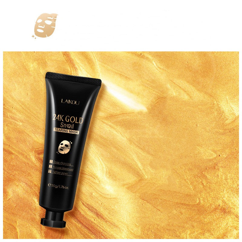 Maschera Oro e con Bava di Lumaca