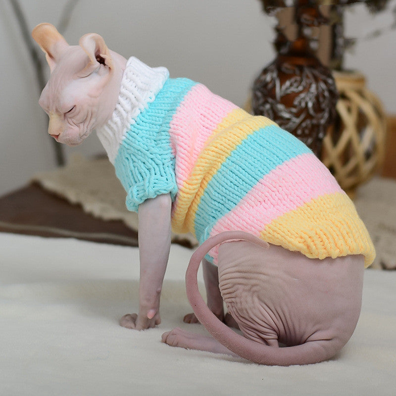 Maglioncino a Righe per Gatti (XS-XL)