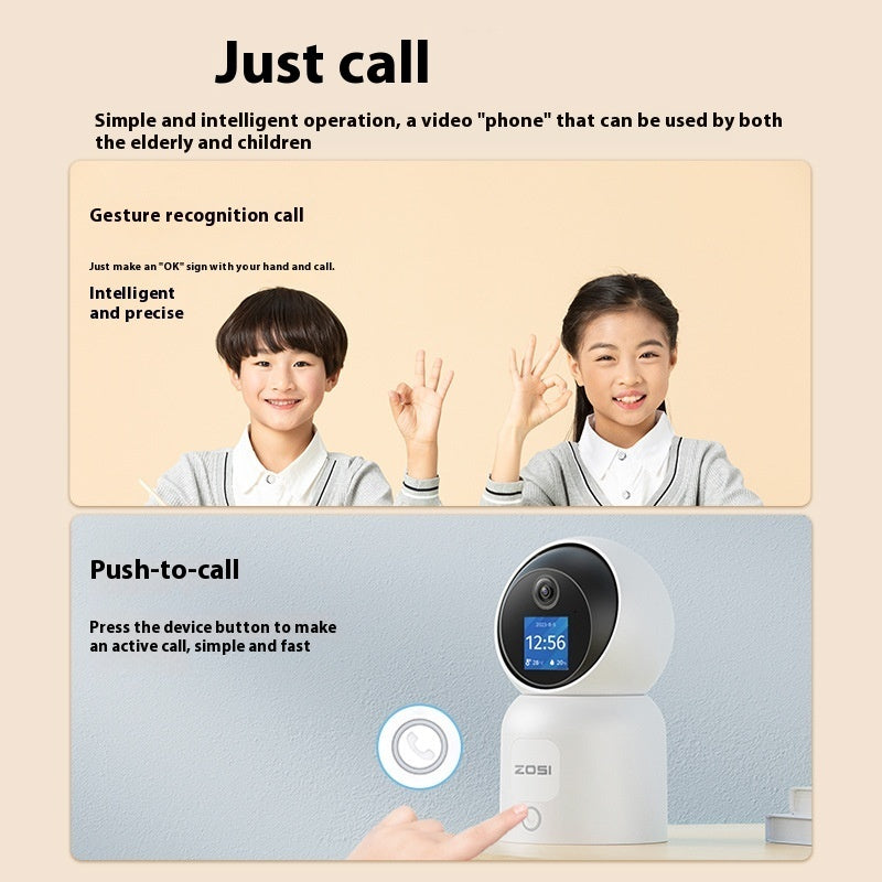 Zosi Smart AI Indoor Monitor - Gesture Recognition