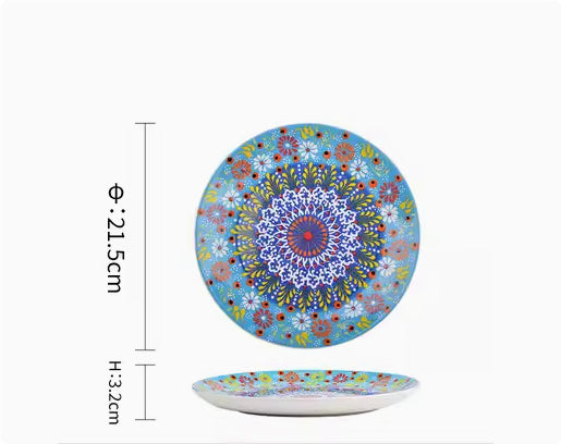 Piatti in Ceramica Sottosmalto - Boho Style