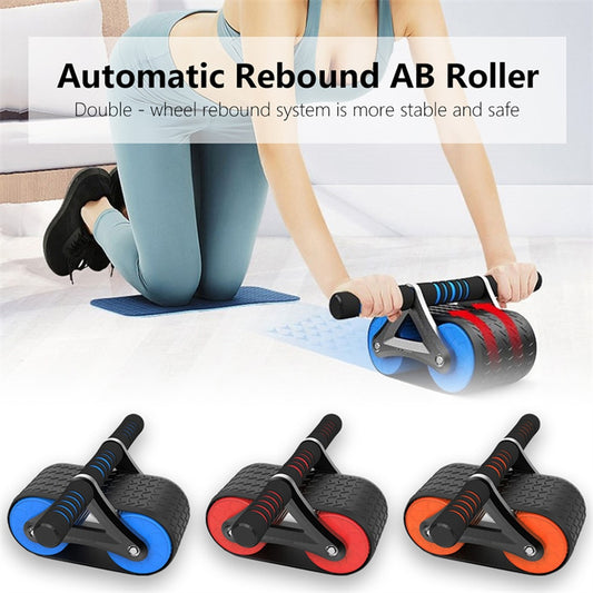 Auto-Rebound – Rullo Addominale a Doppia Ruota con Ritorno Assistito