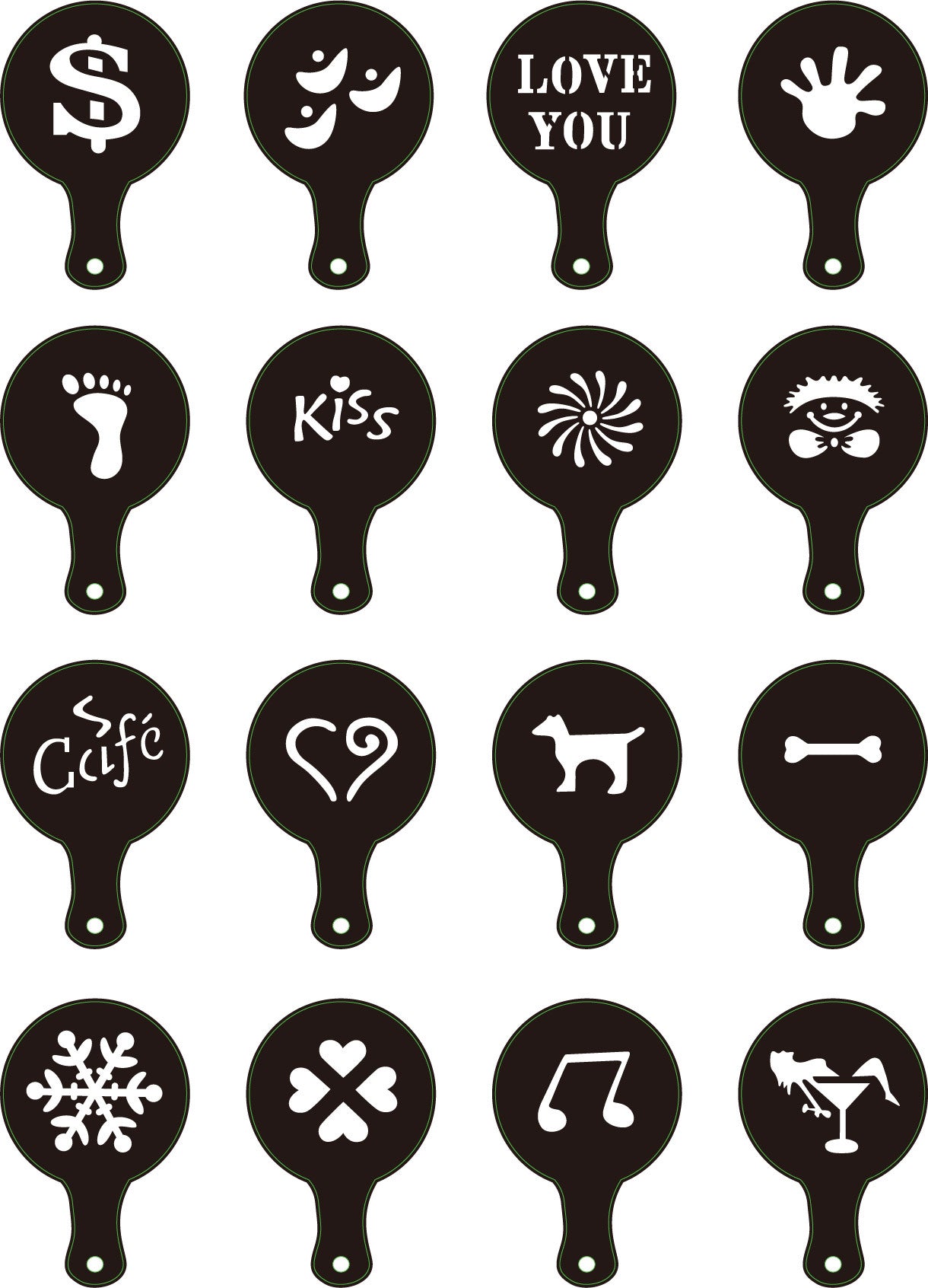 Set Accessori Coffee Art - Barista Style