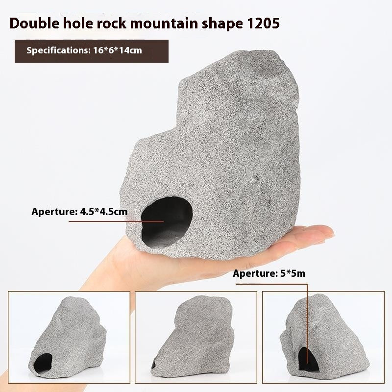 CichlidStone - Set Rifugi in Ceramica Naturale