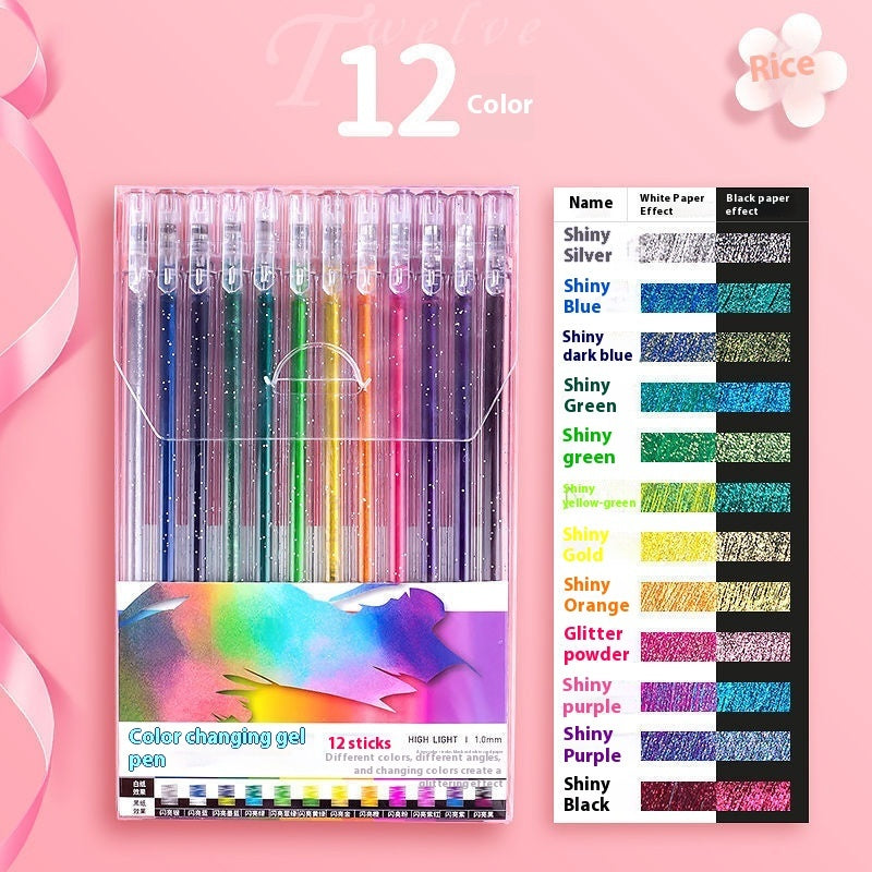 Set Crystal-Gel Fluorescente (Effetto Lucido)