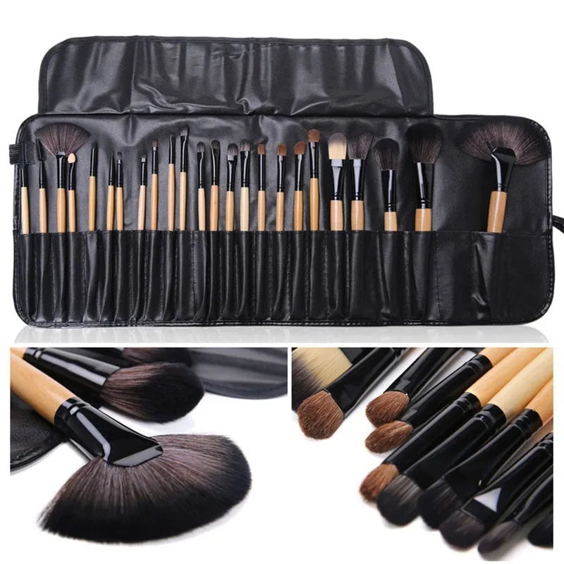 Spazzola di Trucco Set 24 Pennelli