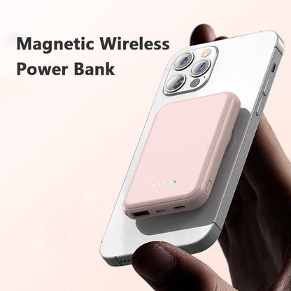 Mag-Mini 5000: Power Bank Magnetico Wireless