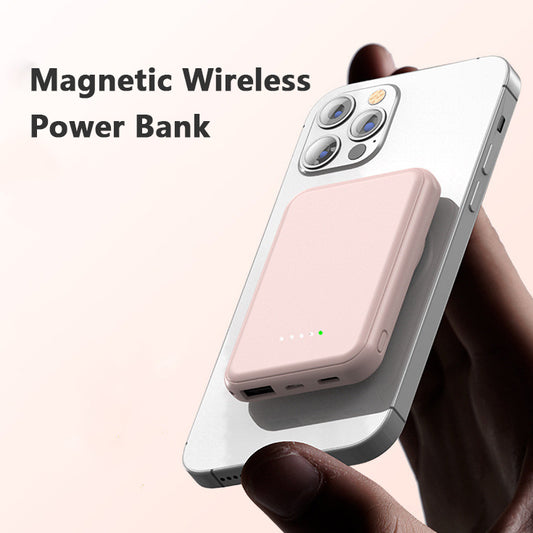 Mag-Mini 5000: Power Bank Magnetico Wireless