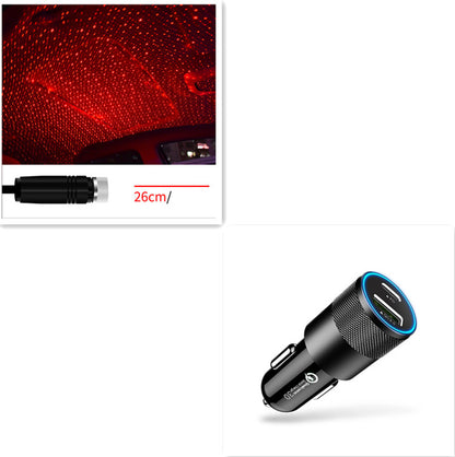 USB Star-Party Light: Atmosfera Auto & Casa
