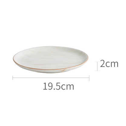 Marble Glaze Collection – Ciotole e Piatti Marmorizzati