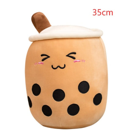 Boba Tea Plush – Cuscino Peluche a forma di Tazza Bubble Tea