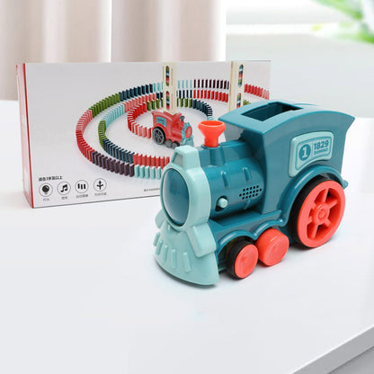 Domino Express – Trenino Elettrico con Rilascio Automatico Blocchi