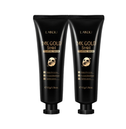 Maschera Oro e con Bava di Lumaca