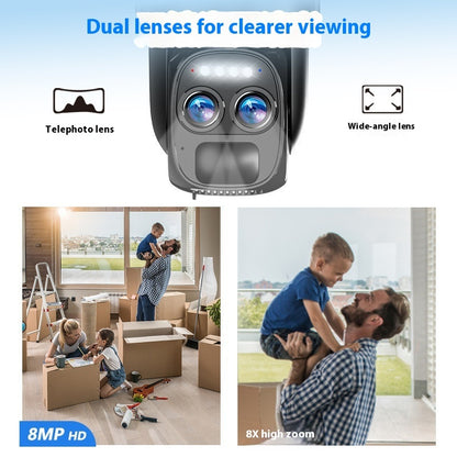 Smart Solar Cam 4G/WiFi - Zoom 8x & Night Vision