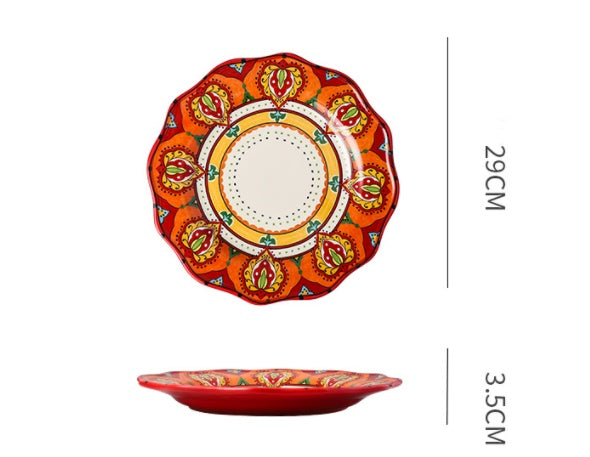Piatti in Ceramica Sottosmalto - Boho Style