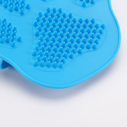 Spazzola Massaggiante in Silicone - Igiene Pet Multifunzione