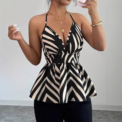 Elegant Halter-Style Backless Top (S-2XL)