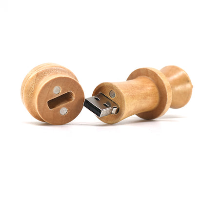 Wooden Chess Flash Drive - Modello Scacchi in Legno (4GB / 8GB / 16GB / 32GB / 64GB)