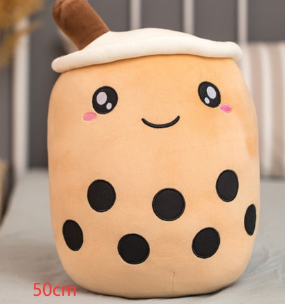Boba Tea Plush – Cuscino Peluche a forma di Tazza Bubble Tea