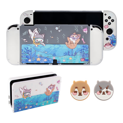 Cover Rigida Deep-Sea Edition (Protezione TPU+PC per Switch OLED)