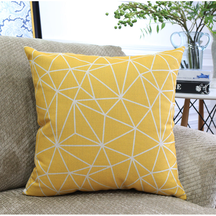 Cuscino Arredo Nordic Color a Trama Geometrica