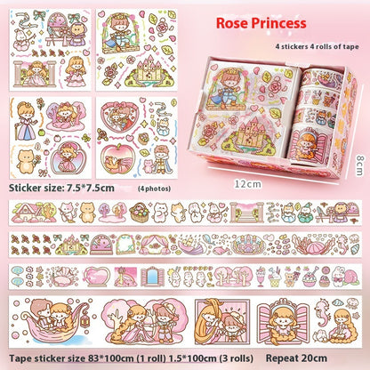 Gift-Sticker Set Kawaii Cartoon