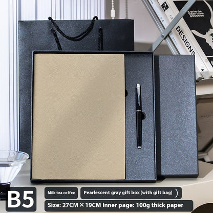Notebook in Pelle Morbida Motivo Litchi