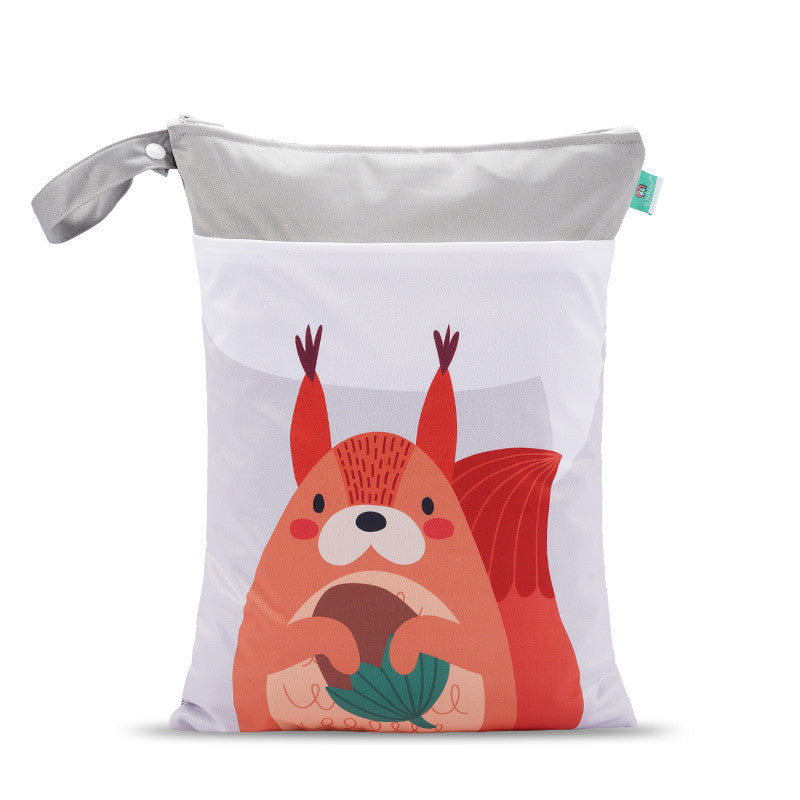 Dry & Wet - Borsa Porta-Pannolini Impermeabile e Portatile