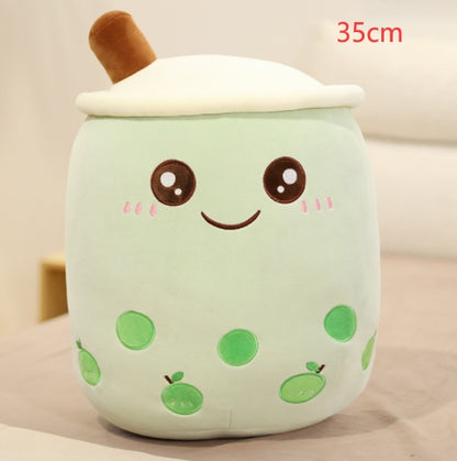 Boba Tea Plush – Cuscino Peluche a forma di Tazza Bubble Tea