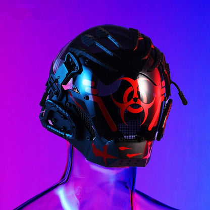 Maschera Cyberpunk per Casco