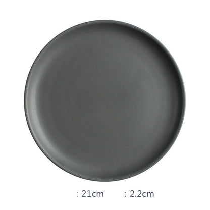 Set Ceramica Nordica: Piatti Bistecca e Ciotole Riso