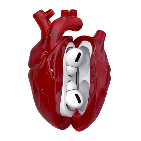 Heart-Beat Case: Cuore Anatomico 3D per Airpods Pro / Pro 2 / 3 / 4)