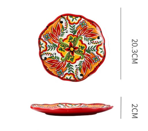 Piatti in Ceramica Sottosmalto - Boho Style