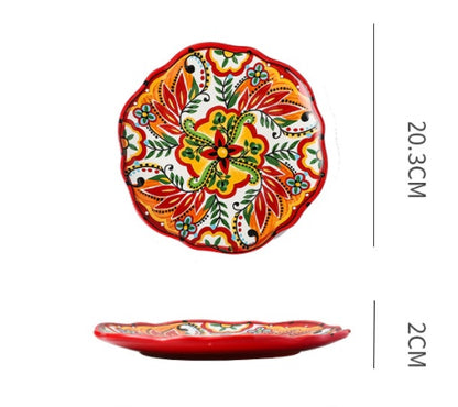 Piatti in Ceramica Sottosmalto - Boho Style