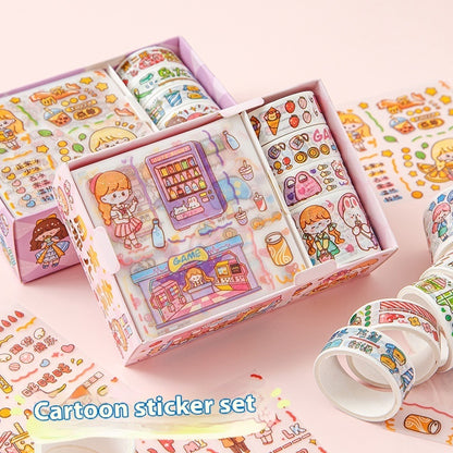 Gift-Sticker Set Kawaii Cartoon
