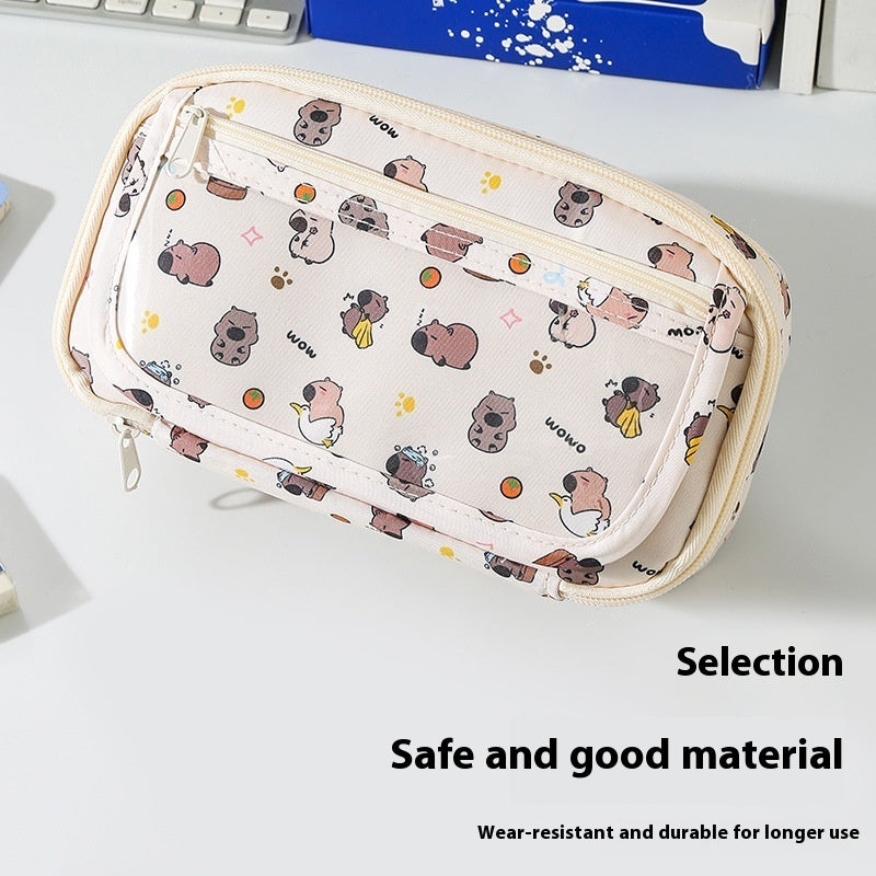 Astuccio Maxi-Capacity Kawaii Capibara