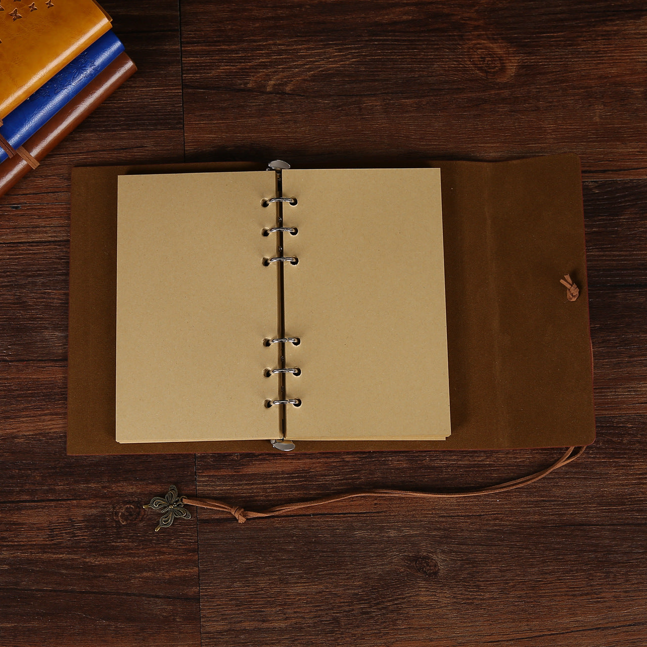 Blocco Note Portatile Kraft con Fogli Mobili