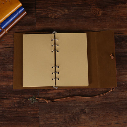Blocco Note Portatile Kraft con Fogli Mobili