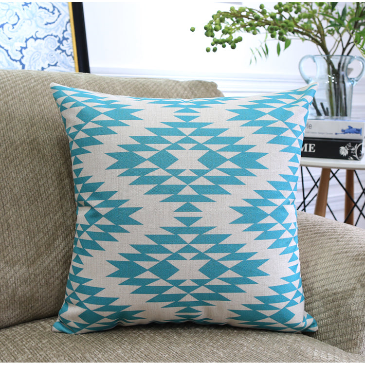 Cuscino Arredo Nordic Color a Trama Geometrica