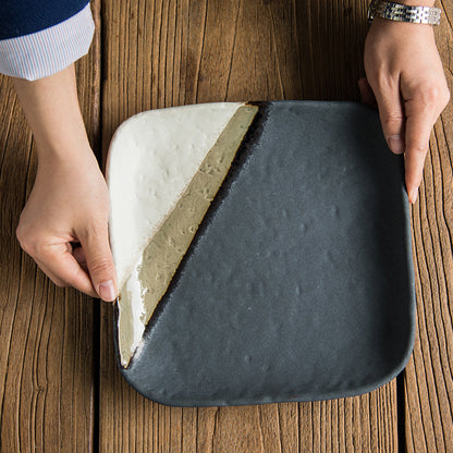 Retro Thick Ceramic – Piatti Spessi Quadrati e Rotondi