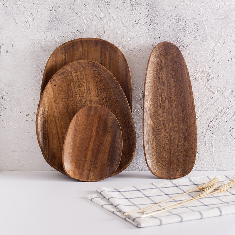 Acacia Artisan Tray – Vassoio Irregolare in Legno di Acacia