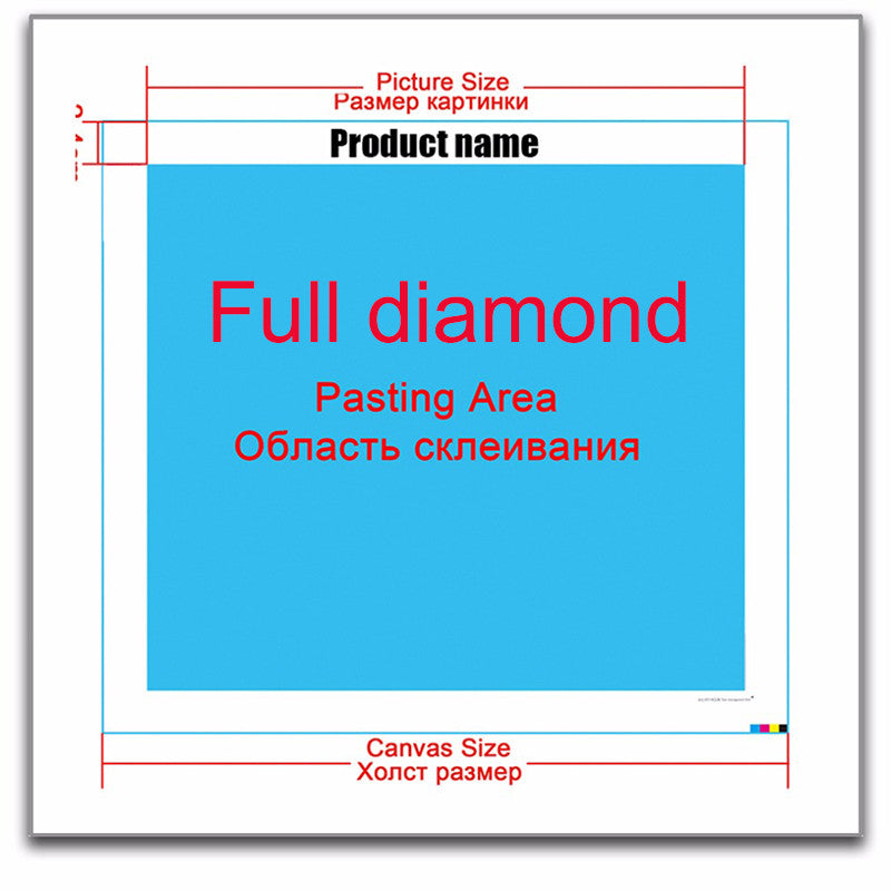 Panoramic Art - Set 4 Pannelli Diamond Painting