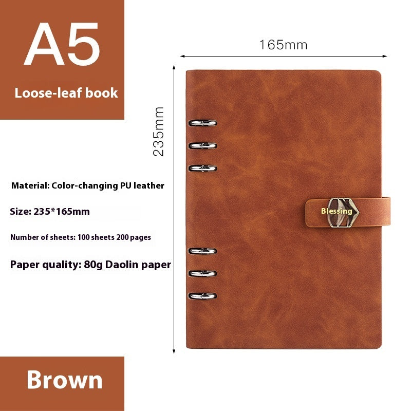 Notebook A5 Professional con Fogli Rimovibili