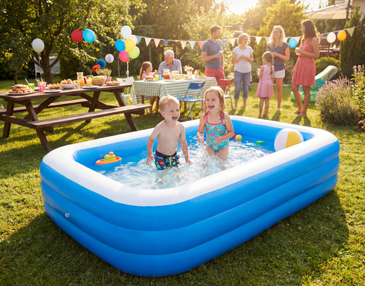 Summer Blue Piscina Gonfiabile Rettangolare