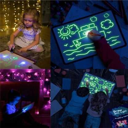 Magic Sketch 3D – Tavoletta Grafica LCD con 8 Effetti Luce Magici