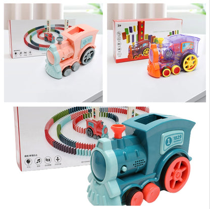 Domino Express – Trenino Elettrico con Rilascio Automatico Blocchi