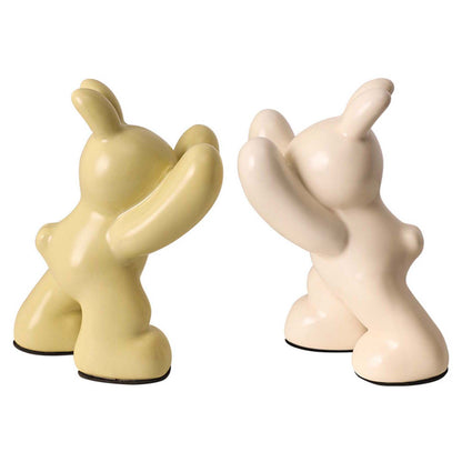 Fermalibri Design Coniglio in Ceramica