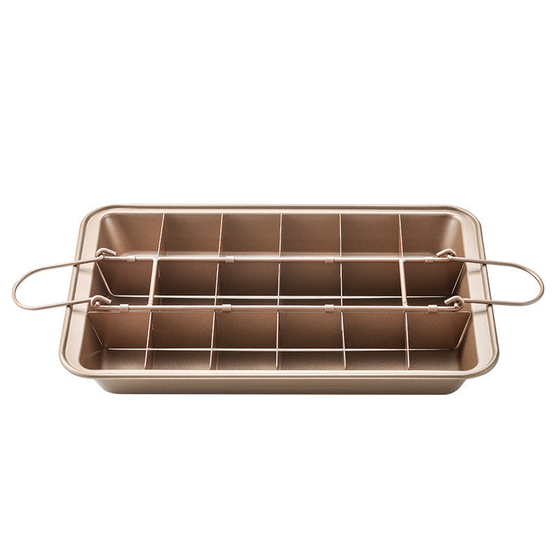 Reinforced Brownie Pan – Teglia Quadrata Rinforzata a Fondo Solido