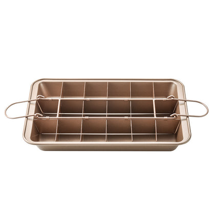 Reinforced Brownie Pan – Teglia Quadrata Rinforzata a Fondo Solido